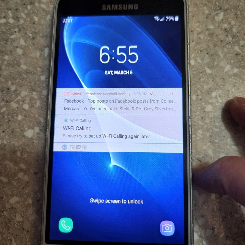 Samsung Galaxy J3 6 White Unlocked Smartphone